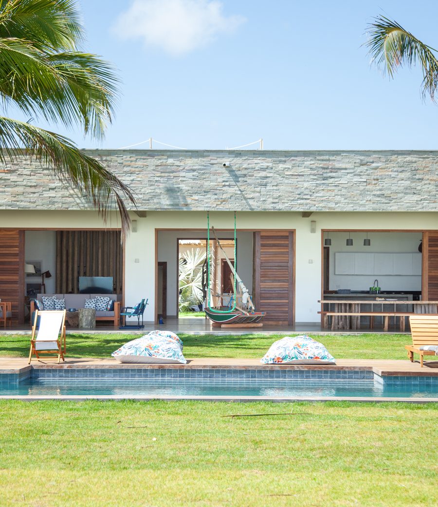 Vila Castanha — villa pé na areia com piscina em Pontal de Maceió